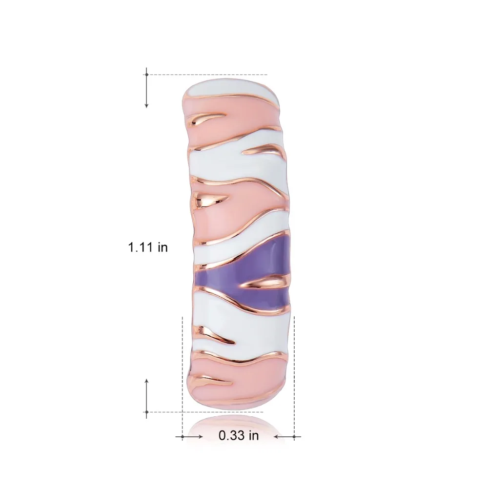 0154894_inexpensive-rose-gold-plated-pink-stud-earrings-from-reliable-manufacturer