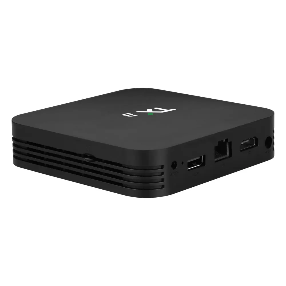 Tanix TX3 S905X3 Смарт ТВ контейнер под элемент питания 2/4GB 16 GB/32/64 GB 2,4G 5G двухъядерный процессор Wi-Fi Android 9,0 Amlogic Media Player Поддержка голосовой пульт дистанционного управления Управление