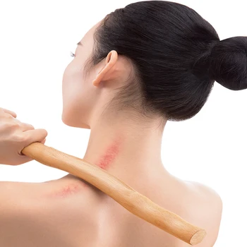 

1 Set 4Pcs Scraping Stick For Back Shoulder Neck Waist Leg Massage Tools Natural Wood Material Fast Large Area Scraping Stick