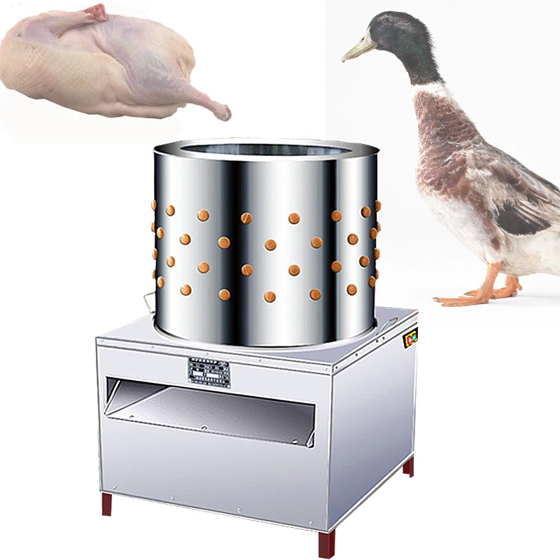 

50 Type Commercial Poultry Chicken Duck Goose Large Hair Removal Machine Stainless Steel To Chicken Hair Plucking Machine 1.5kw