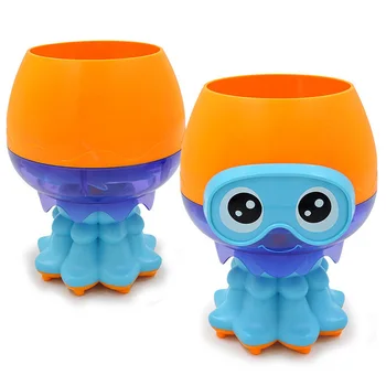 

Shower Water Interactive Toys Rotating Bathing Bath Toys 2019 New Children's Rotating Bathing Octopus Turning Music Fountain