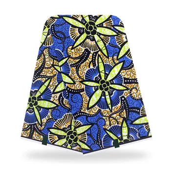 

African wax Fabrics Ankara Print Fabric 6 Yards Latest Nigeria Wax Guaranteed Real Ghana Wax style For Women Dresses!