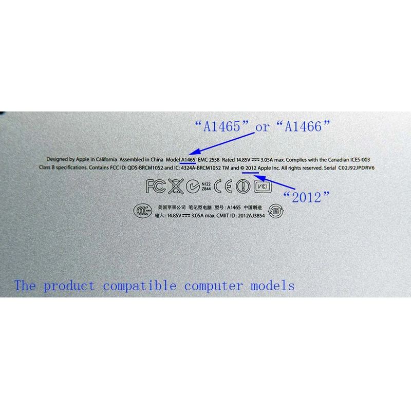 10 штук 64 Гб 128 ГБ 256 ГБ 512 ГБ M.2 NGFF SSD+ карта адаптера Замена 2012 MacBook Air A1465 A1466 64G 128G 256G 512G SSD адаптер