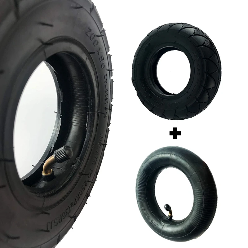 4PCS Electric Scooter Tire & Inner Tube,200X50 Inflatable Tire for Razor E100, E150, E200, Power Core E100, Dune Buggy 4PCS Electric Scooter Tire & Inner Tube,200X50 Inflatable Tire for Razor E100, E150, E200, Power Core E100, Dune Buggy