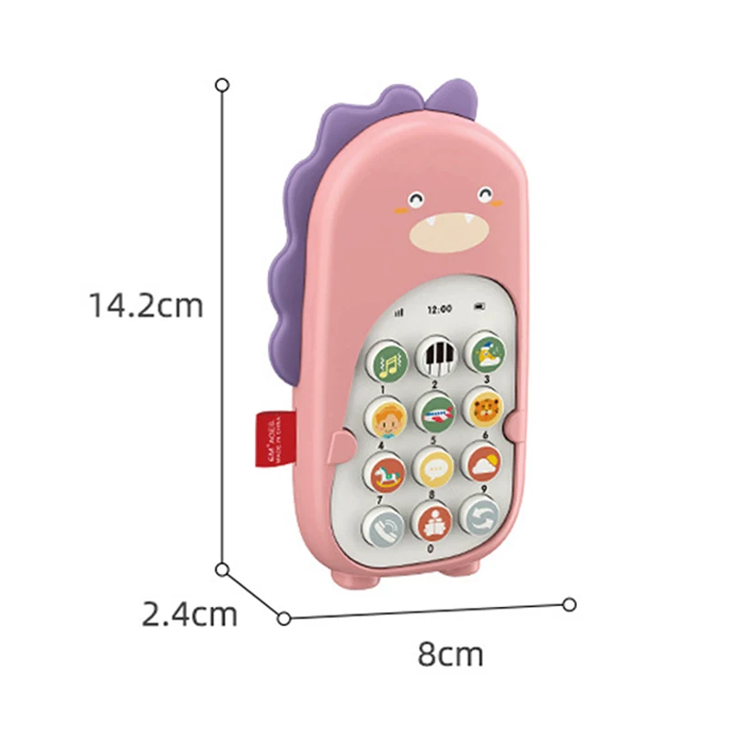 Baby Phone Toys Bilingual Telephone Teether Music Voice Toy Early Educational Learning Machine Electronic Toys with Light Gifts 2 Baby Phone Toys Bilingual Telephone Teether Music Voice Toy Early Educational Learning Machine Electronic Toys with Light Gifts 2