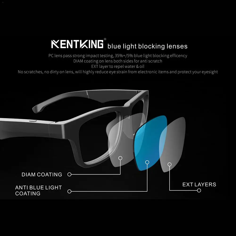 K1 умная Беспроводная bluetooth гарнитура очки USB наушники для спорта в автомобиле с