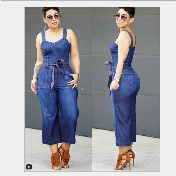 Харадзюку спагетти ремень женский комбинезон широкие ноги Denimbody Mujer без рукавов цельные женские комбинезоны LJ790