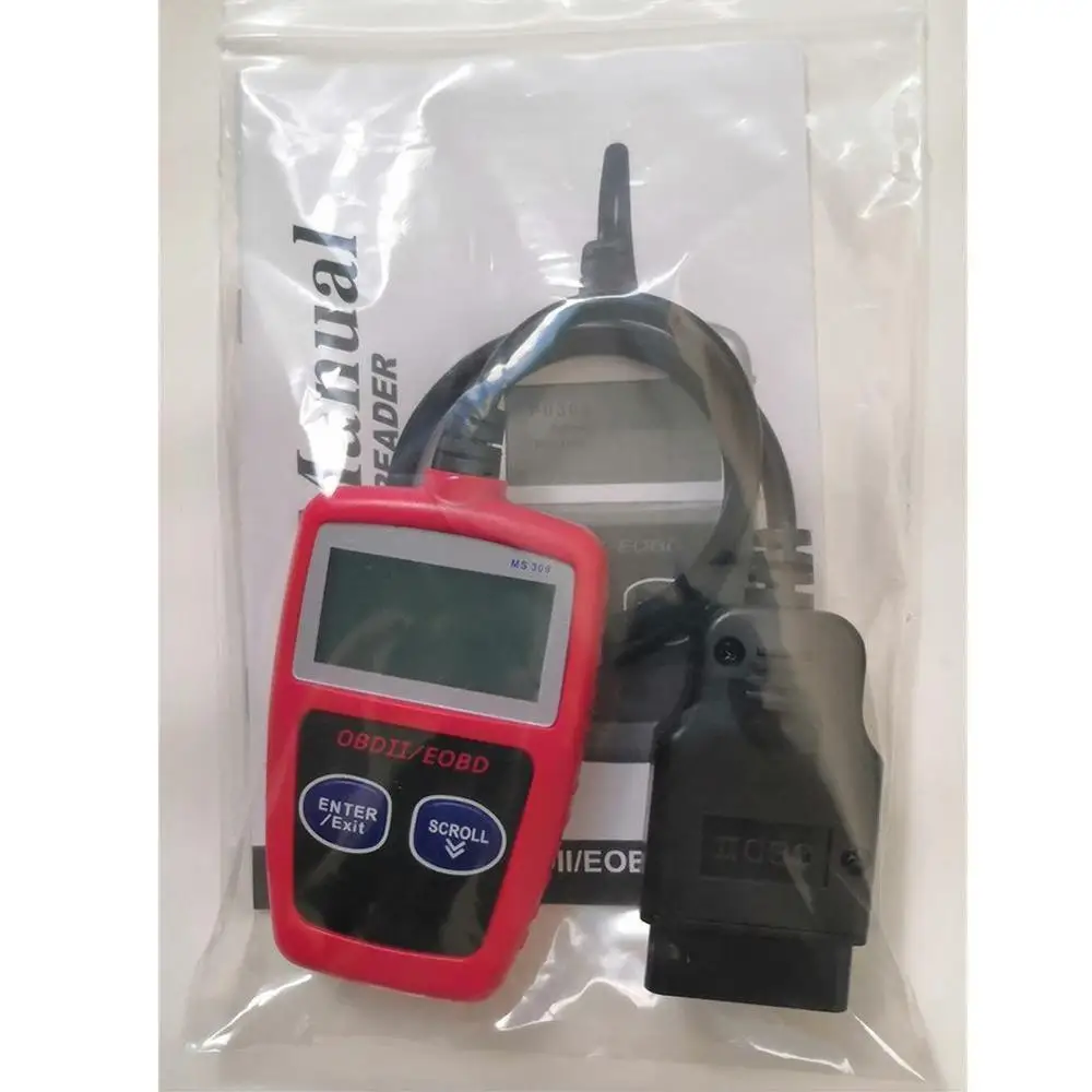 Cheap  MS309 OBD2 OBDII Scanner Code Reader Car MS309 Auto Diagnostic Tool Car Diagnostic Engine Code Read