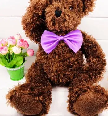 Собачьи галстуки-бабочки для домашних животных Genteel Bowknot красивый ошейник для Собаки Галстуки для кота ошейники товары для ухода за домашними животными - Цвет: Фиолетовый