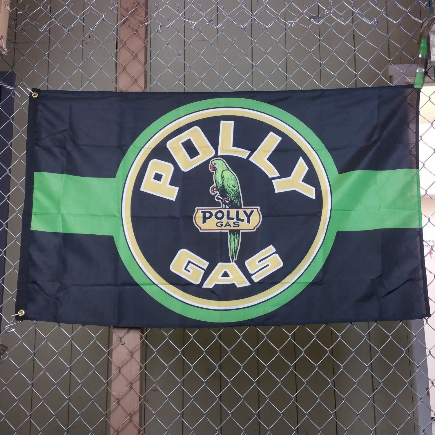 3ft x 5ft3 x 5ft винтажный Polly заправочная станция птица попугай флаг печати баннер, флаг из полиэстера Размер 150*90 см