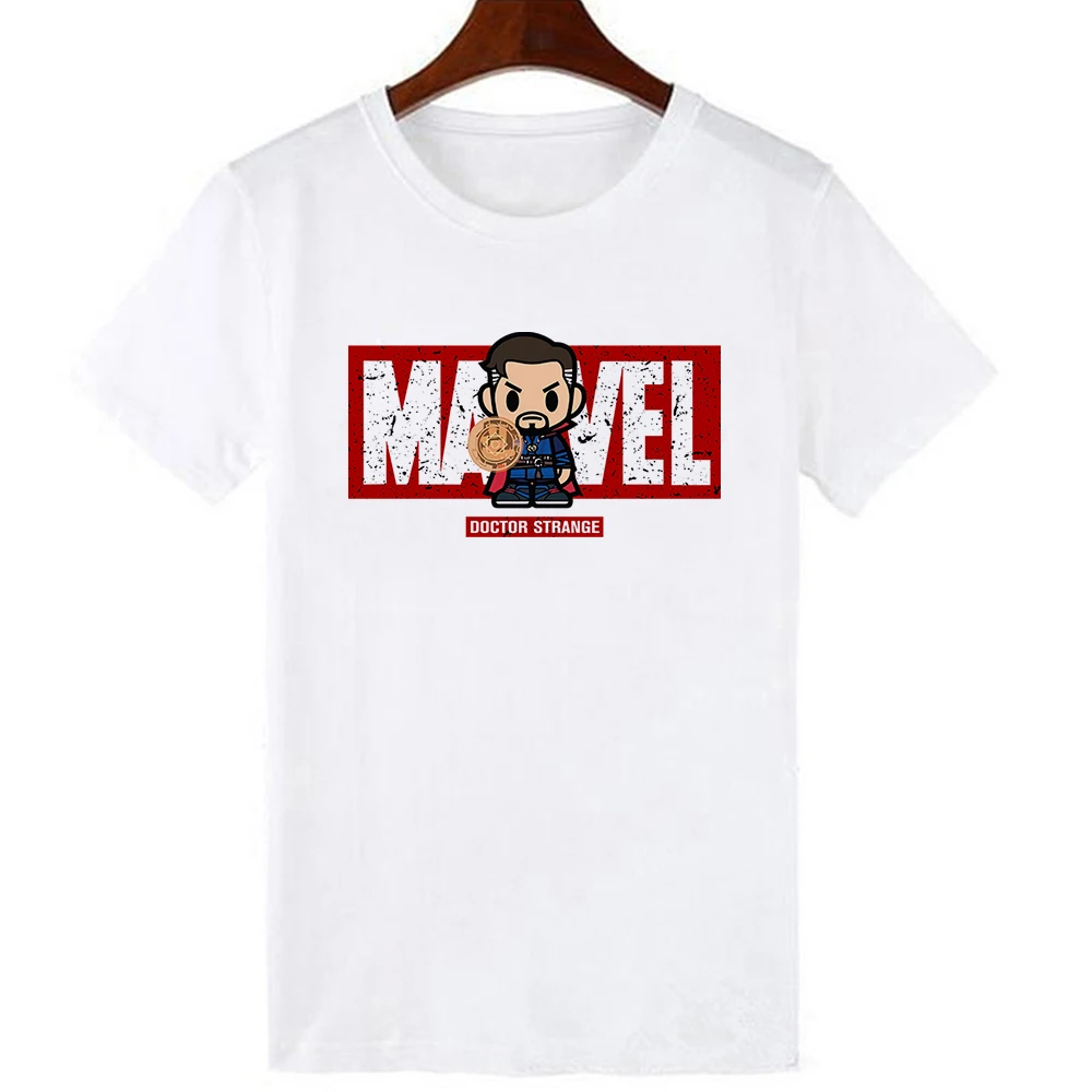 Famliy Look T-shirts Casual Harajuku Marvel Avengers Tony Stark Iron Man Print Top Children Short Sleeve Baby Girl Boy Clothes funny family christmas outfits Family Matching Outfits