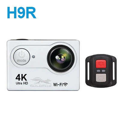 H9R Экшн-камера Ultra HD 4 K/25fps WiFi 2," 170D подводная камера Go Водонепроницаемая Pro спортивная камера для шлема с пультом дистанционного управления - Цвет: Silver