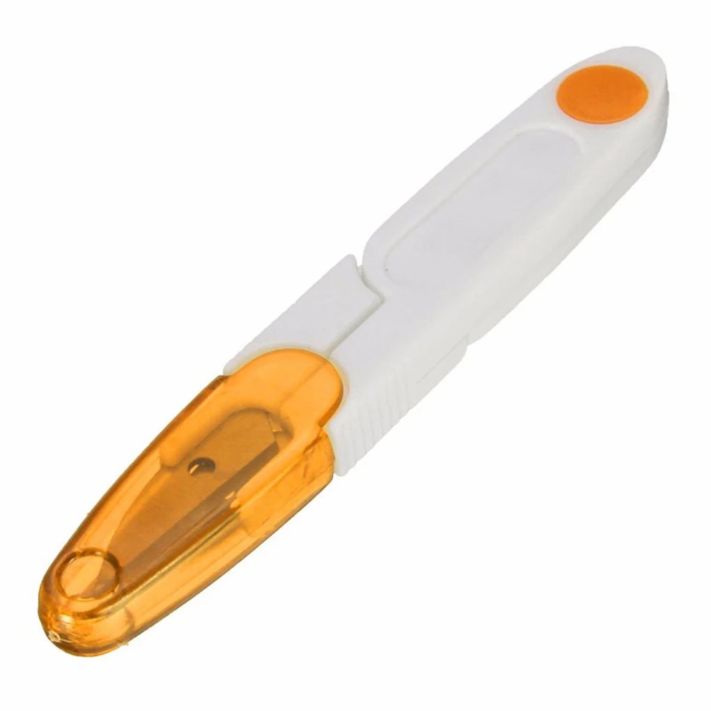 Новые Полезные Ножницы для вышивки крестиком ремесло Резьба резак ручка швейная нить вышивка ремесло клипер пластиковые ножницы случайный цвет
