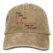 Keep Calm and.1 унисекс бейсбольная кепка хлопок деним Регулируемая охотничья Кепка для мужчин или женщин