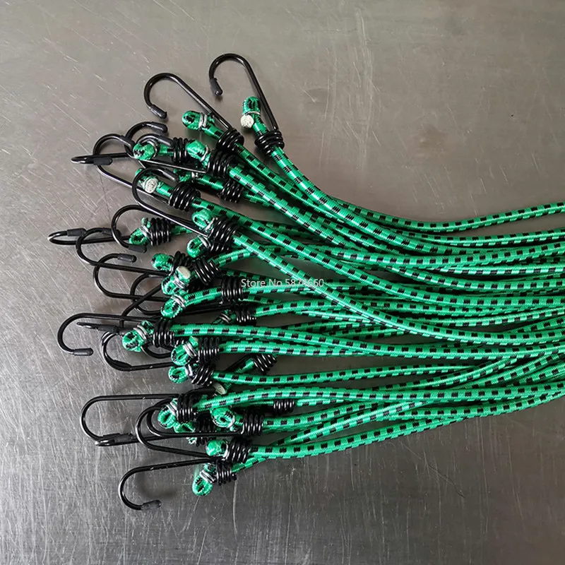 1PCS Elastics Rubber Luggage Rope Cord Hooks Bikes Rope Tie Bicycle Luggage Roof Rack Strap Fixed Band Hook Bicycle Accessories cargo straps cargo tie down strap tie down straps lashing strap