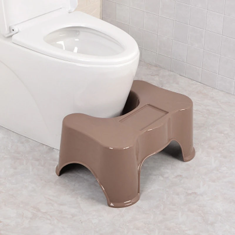 

U-Shaped Squatting Toilet Stool Non-Slip Pad Bathroom Helper Assistant Foot seat Relieves Constipation Piles