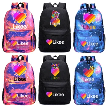 

Likee Video App Laptop Backpack Bags for Men Women Travel Backpack Children Beautiful Backpack New Pattern Boys Girls Teenagers