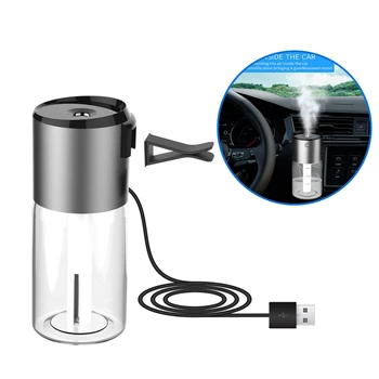 

Portable Mini Car Air Humidifier with Clip USB 100ml Aromatherapy Diffusers