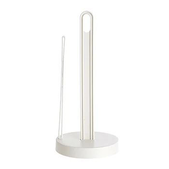 

Vertical Roll Holder Paper Napkin Shelf Desktop Punch Paper Towel Storage Holders For Kitchen Tissue Punch-Free Storage Rack