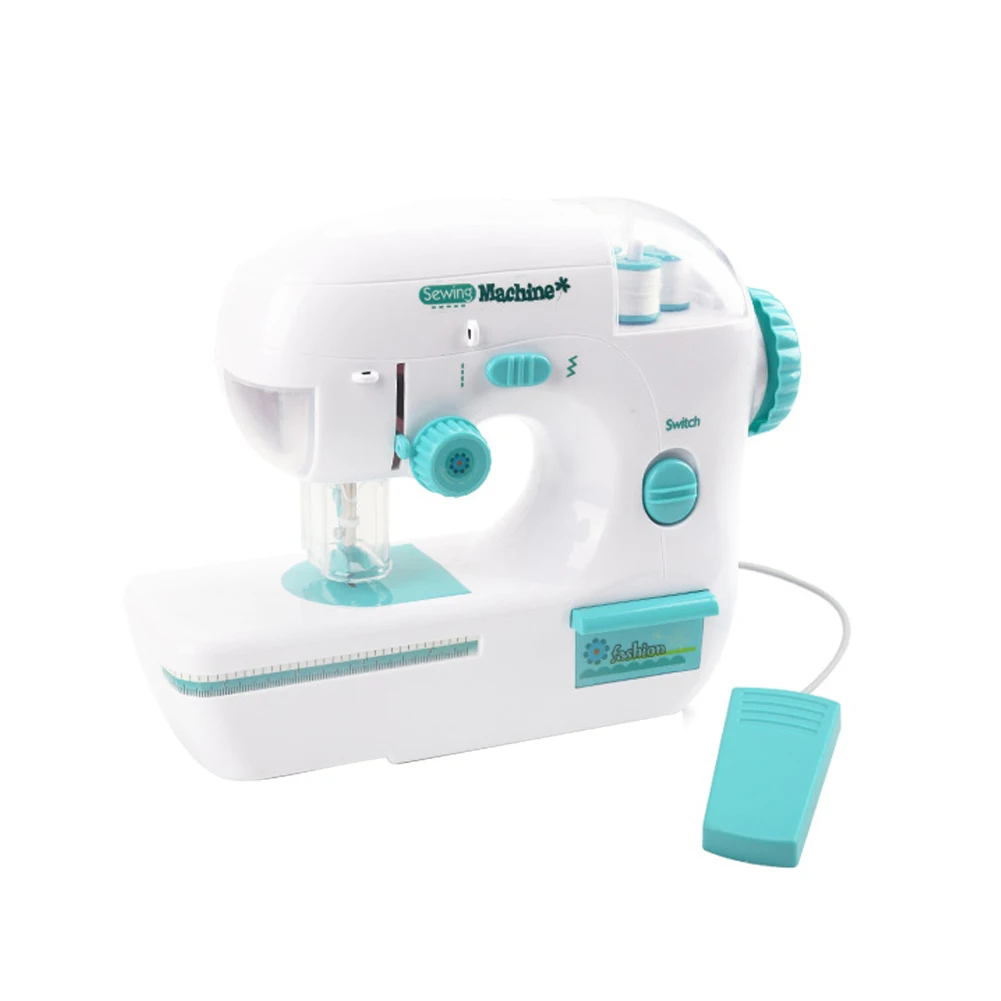 

Electric Kids Sewing Machine Children Mini Gift Party Play House Toy Educational Kitchen Funny Simulation Home Appliance Pretend