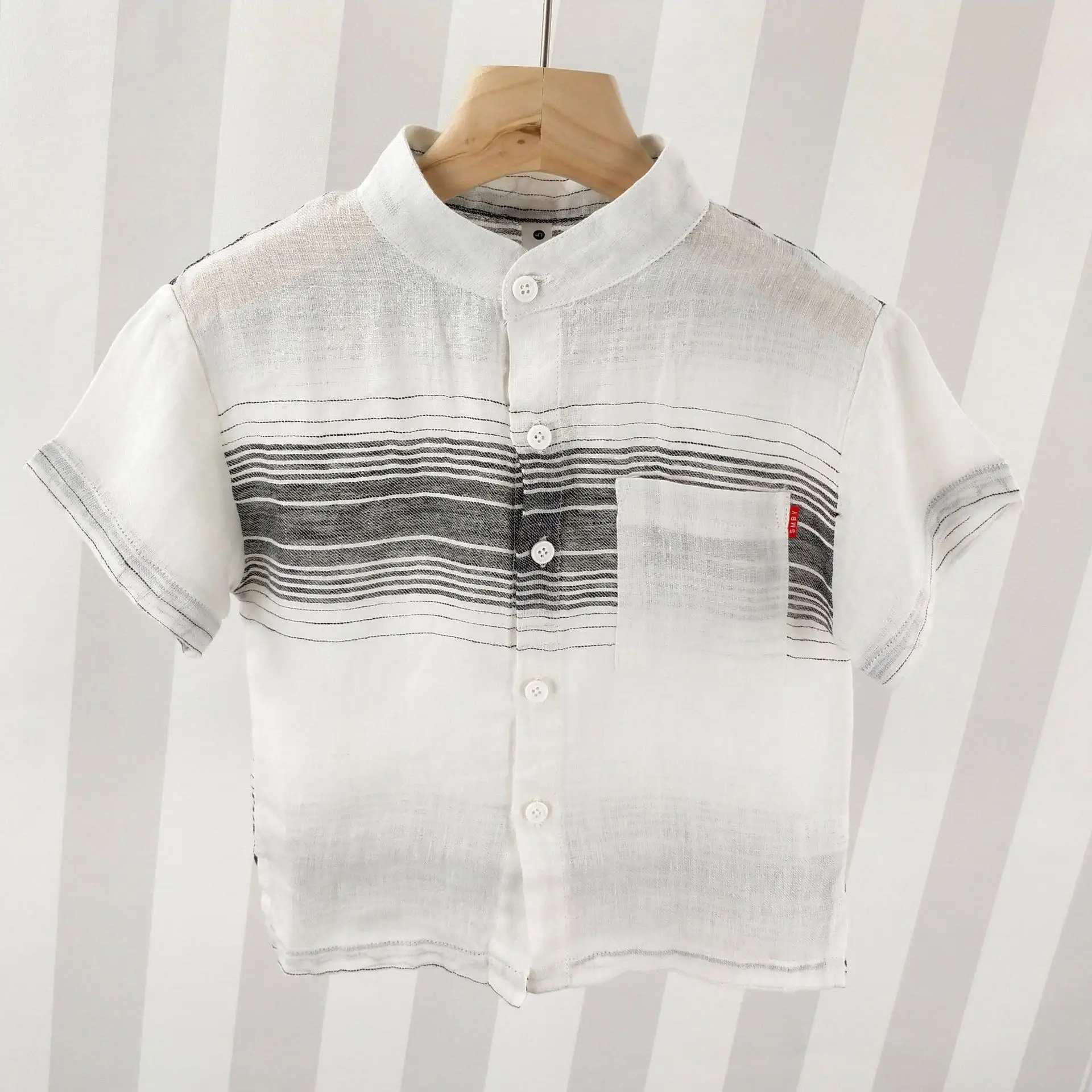 [Smby Flagship Store] Childrenswear BOY'S Summer Wear Children Pure Cotton Thin Shirt 276