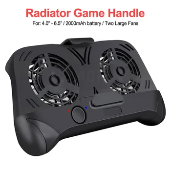 

For PUBG Multifunction Charging Holder Dual Fans Radiator Games Heat Sink Power Bank USB Gamepad Mobile Phone Cooling Gamepad