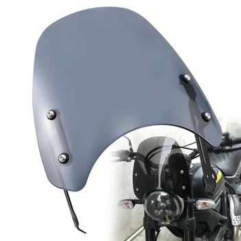 

Smoke Motorcycle Front Windscreen Windshield With Mounting Bracket For Ducati Scrambler 2015-2019