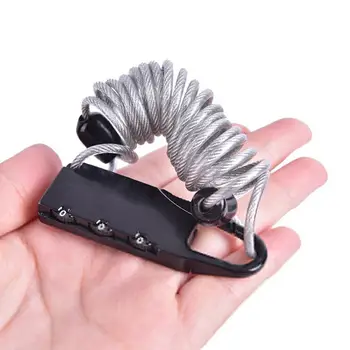 

Bike Lock Spring Package Security Lock Portable Spring Anti-theft Bicycle Code Lock Mini Luggage Password Lock