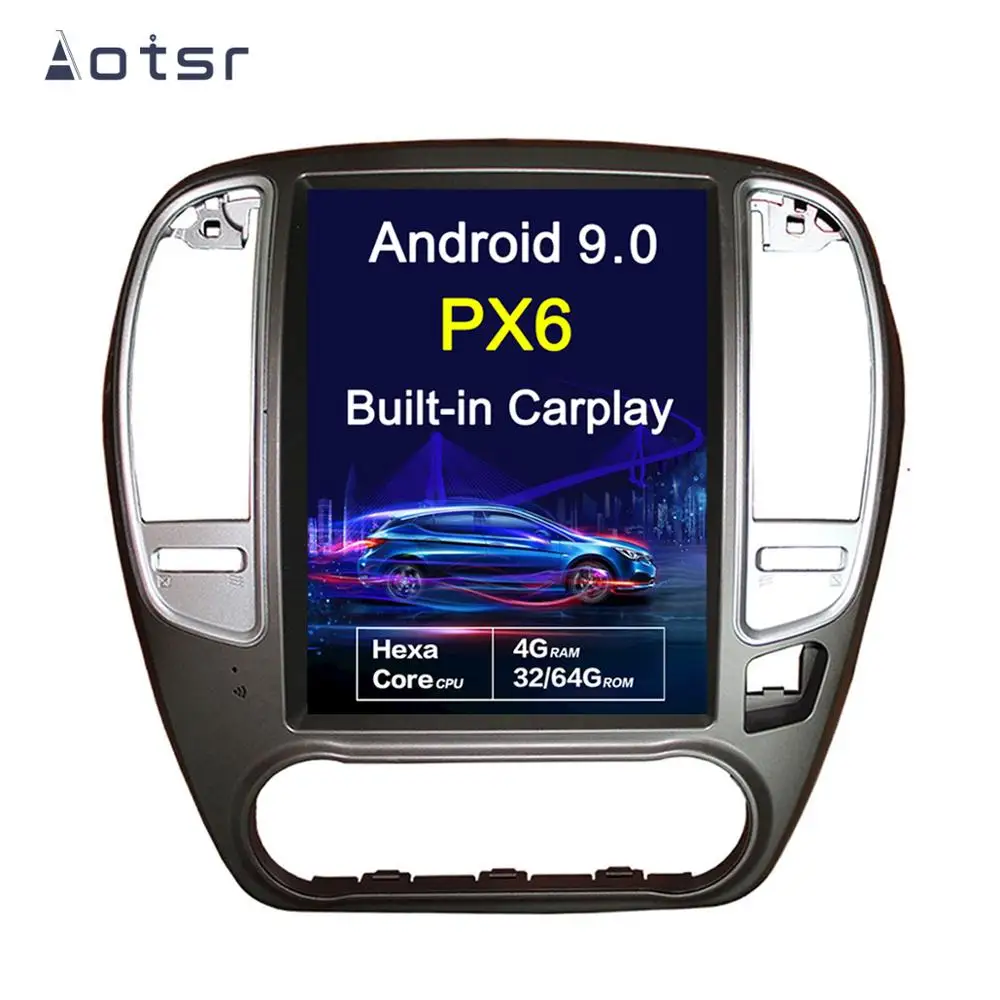 Android 9,0 Tesla стиль 10,4 ''вертикальный экран Автомобильный gps навигатор для Nissan Sylphy 2005-2012 головное устройство мультимедиа радио плеер