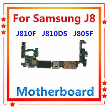 

32G/64G unlocked for Samsung Galaxy J8 J810F J810DS J805F motherboard Android OS SINGLE/DUAL SIM logic board with chip mainboard