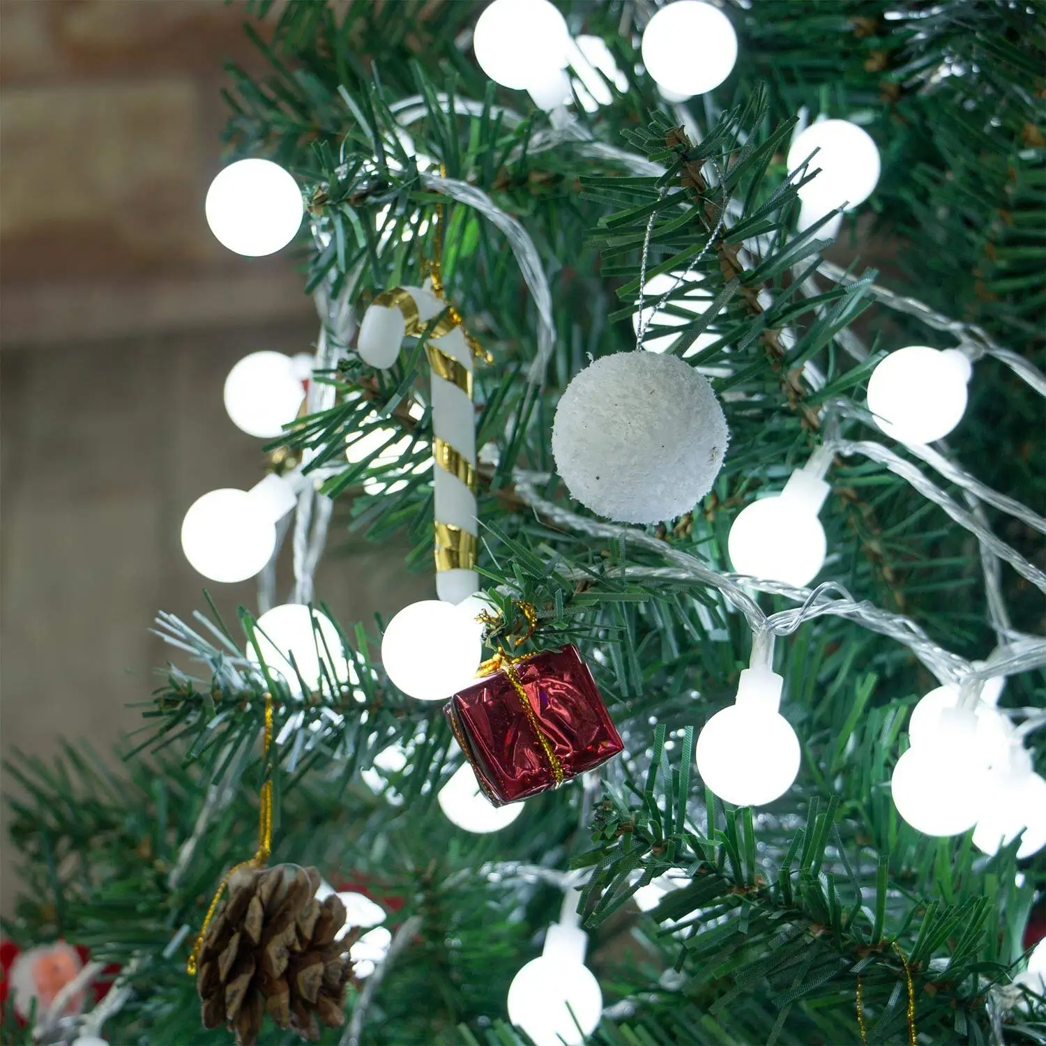 На батарейках гирлянда светодиодная новогодний декор 10 м 100 светодиодный гирлянда украшение Рождественские огни сказочные огни наружный светодиодный шарик гирлянды свадебные дома цепи лампы 220 В ЕС Plug герлянда