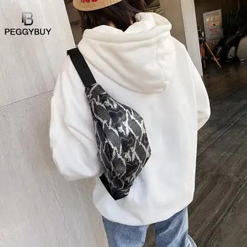 

Fashion PU Leather Shoulder Messenger Handbags Women Waist Fanny Belt Packs PU Leather Waist Pouch Shoulder Messenger Bag