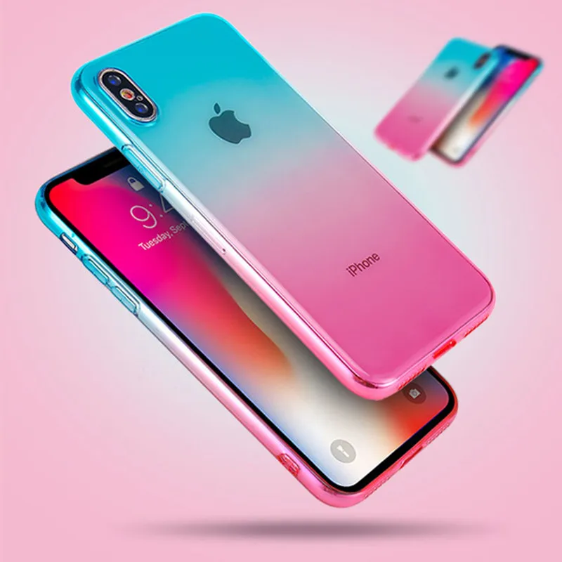 Тонкий тонкий чехол для iphone 6 S 7plus 8 plus 7 X XS Max XR | Мобильные телефоны и аксессуары