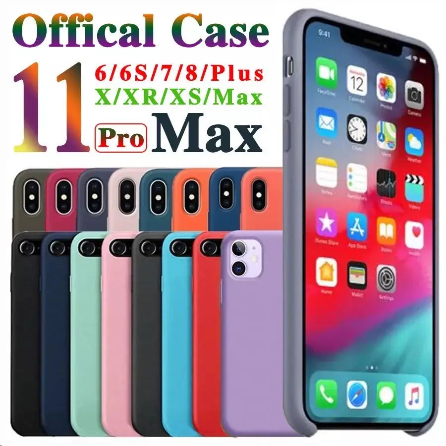 Роскошный жидкий силиконовый чехол для Apple iPhone 11 Pro MAX XS XR 7 8 6S Plus 8Plus 11Pro мягкий