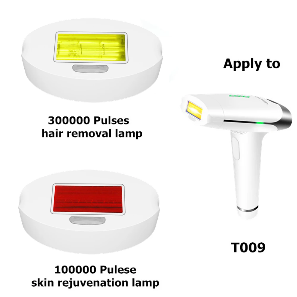 Cena Lescolton wymień lampę światło laserowe wkład do laserowej depilacji laserowej Lescolton T 009, depilator IPL T009