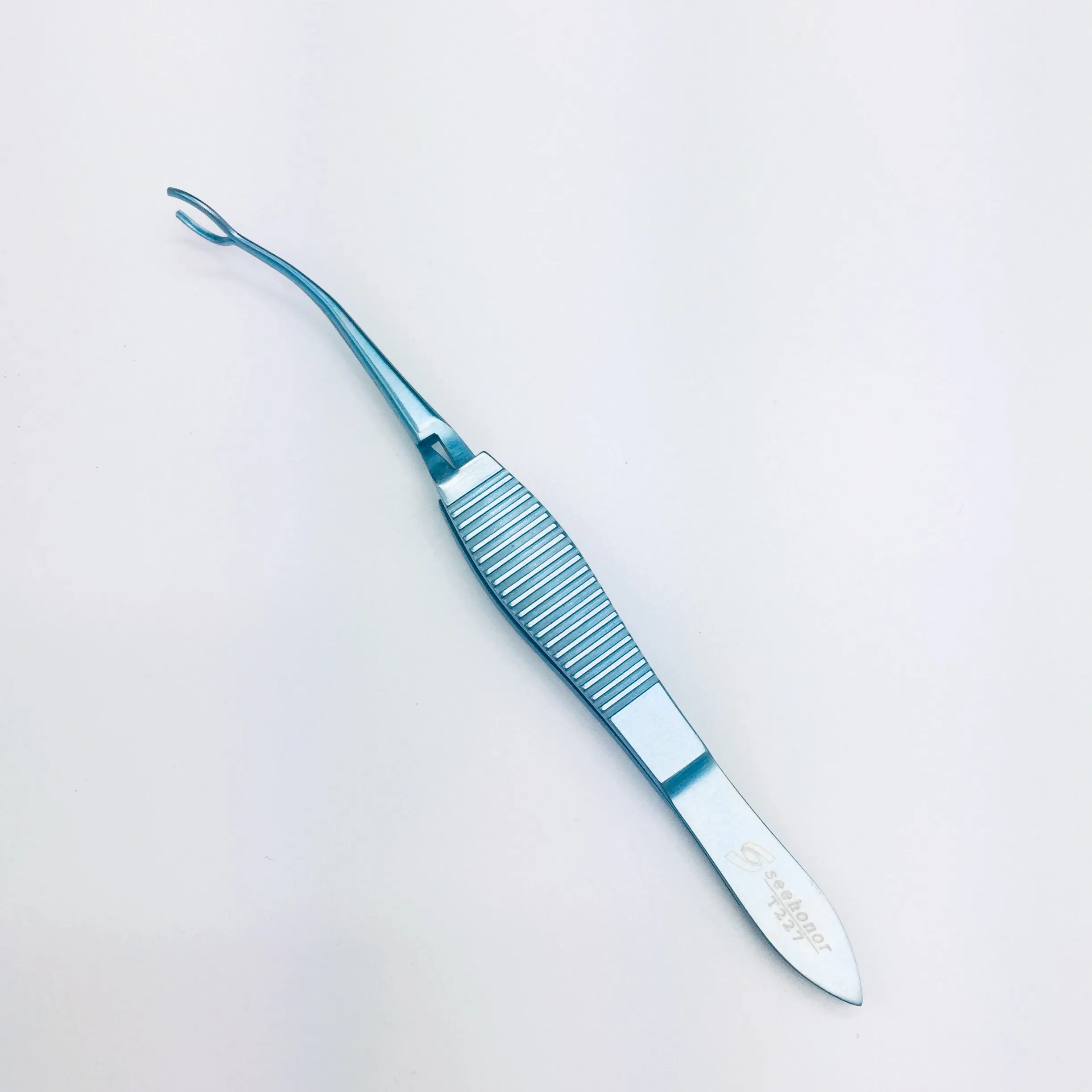 

Titanium landers vitrectomy lens forceps 115mm ophthalmic surgical instruments