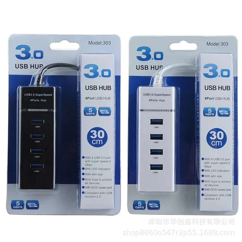 4 порта USB 3,0 концентратор с зарядкой и переключателем питания несколько USB разветвитель Porta панель USB3.0 USB3 USB-HUB Hab USB адаптер