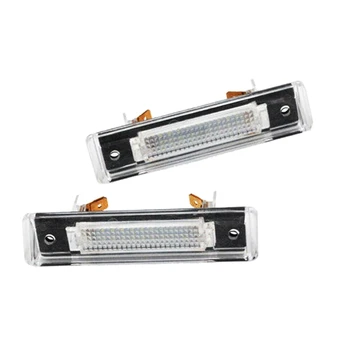 

2X Car Canbus Bright Xenon White Led License Plate Light License Plate Light for Mercedes-Benz SL R129 E S124T