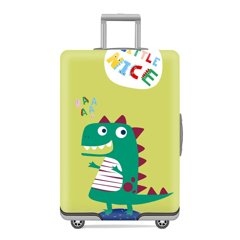 JATRAVEL с изображением из мультфильма Lucky Cat путешествия толстые эластичные Чемодан чемодан защитный чехол, относятся к 18-32 дюймов Чехол, аксессуары для путешествий - Цвет: 28