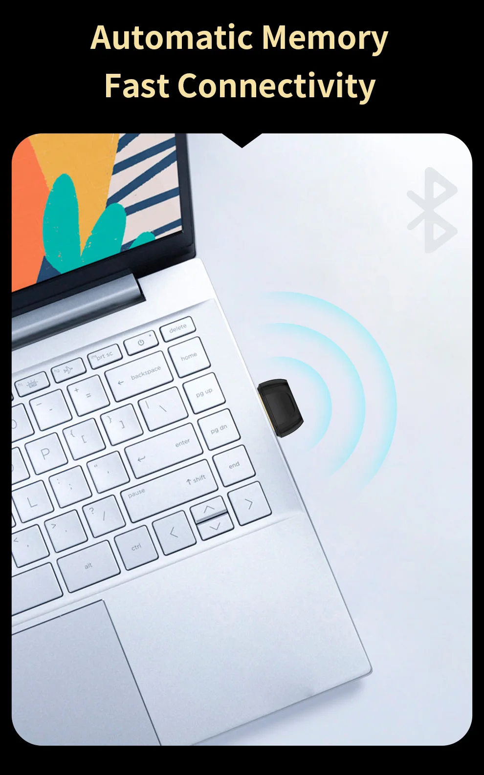 Mini Wireless USB Bluetooth Adapter BT 5.0 Dongle Music Audio Receiver Transmitter for Speaker Mouse Laptop Gamepad Printer