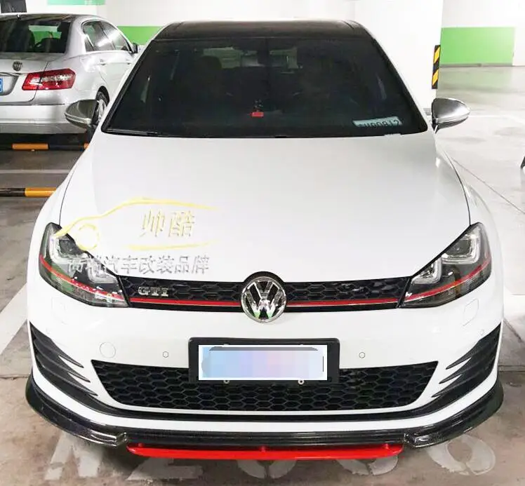 Спойлер для Volkswagen GOLF 7 5 2014 2018 задний спойлер ABS диффузор переднего бампера