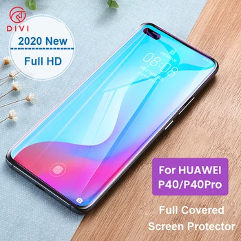 

DIVI Phone Screen Protector for Huawei P40/P40 Pro HD Full Covered Tempered Glass Film for Huawei P40 Series Protective Glass
