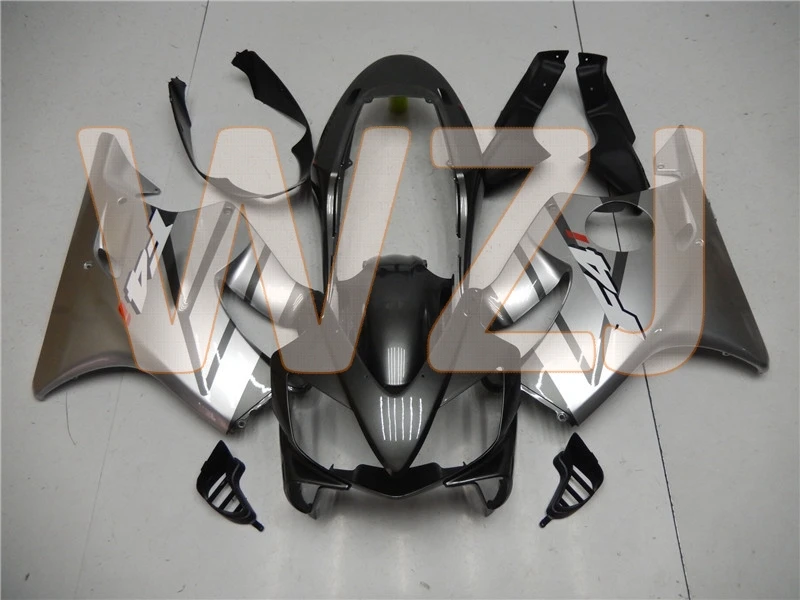 CBR600 F4i 2006 Пластик Обтекатели CBR600F4i 04 05 серебристый черный набор для всего тела 2004 -