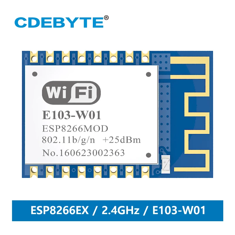 Беспроводной приемопередатчик ESP8266EX Wi Fi 2 4 ГГц 100 мВт антенна PCB IoT uhf ESP8266