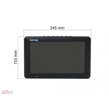 Портативный телевизор 9" DVB-T2 AVS090CM(+ Разветвитель в подарок