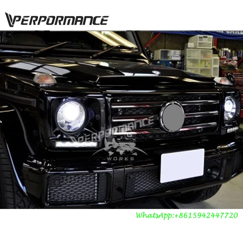 Крышка переднего бампера W463 G500 G350 углеродистая Передняя крышка для g500 g350 2016 ~ 2017