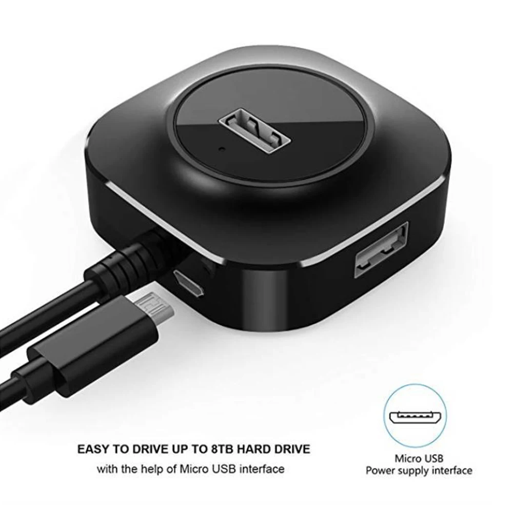 Usb-хаб 3,0 Мульти USB 3,0 концентратор разветвитель 3,0/2,0 4 порта кабель 25 см/100 см микро несколько USB портов расширитель для ПК компьютера