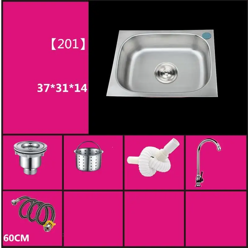 Afwasbak Umywalka Tarjas Integral Escurridor Para Acero Inoxidable Lavabo Fregadero De Cocina Cuba Pia Cozinha кухонная раковина - Цвет: MODEL C