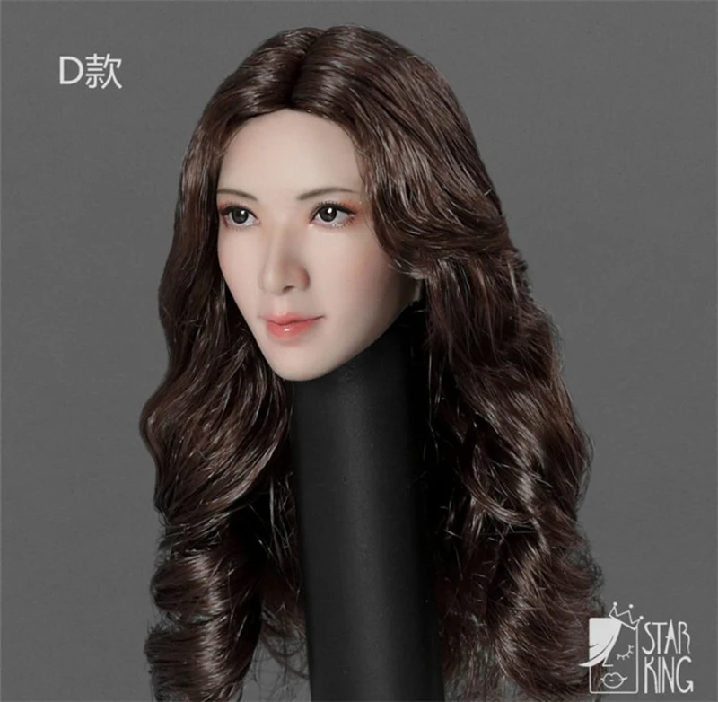 StarKingToys SK001 1/6 шкала азиатской красоты Лин Чи-Лин голова резьба подходит 1" бледная фигура тела