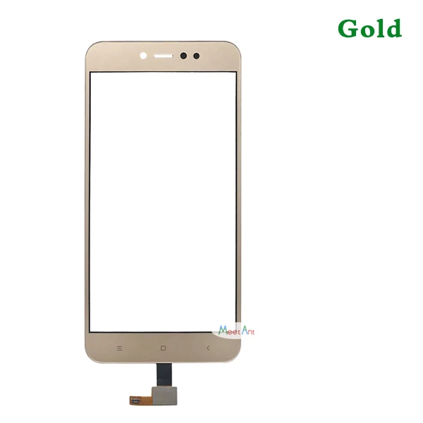 AAA для Xiaomi Redmi Примечание 5A Prime 5,5 дюймов сенсорный экран дигитайзер сенсор внешняя стеклянная панель объектива Черный Белый Золотой - Цвет: Gold No Tool